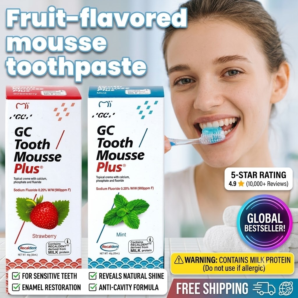 50g GC Fruit Flavor Mousse Too - đánh giá và giá Teeth Whitening Mousse