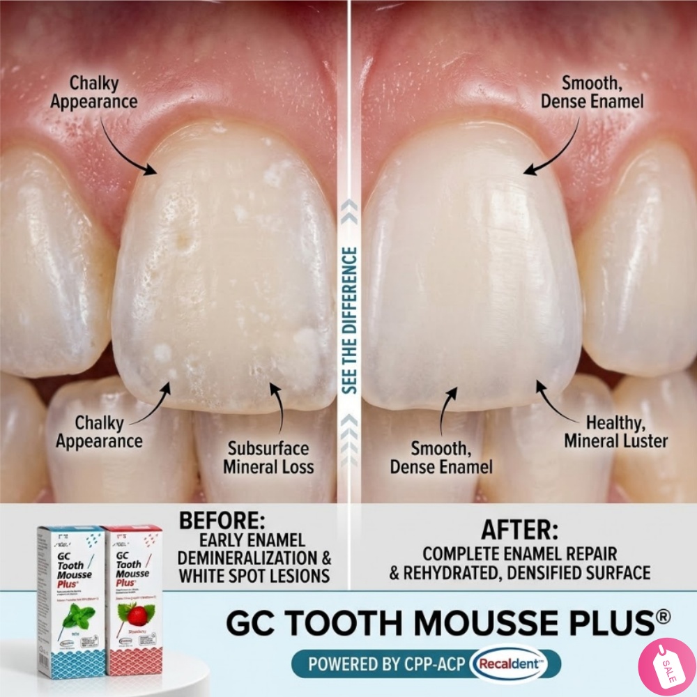 50g GC Fruit Flavor Mousse Too - đánh giá và giá Teeth Whitening Mousse