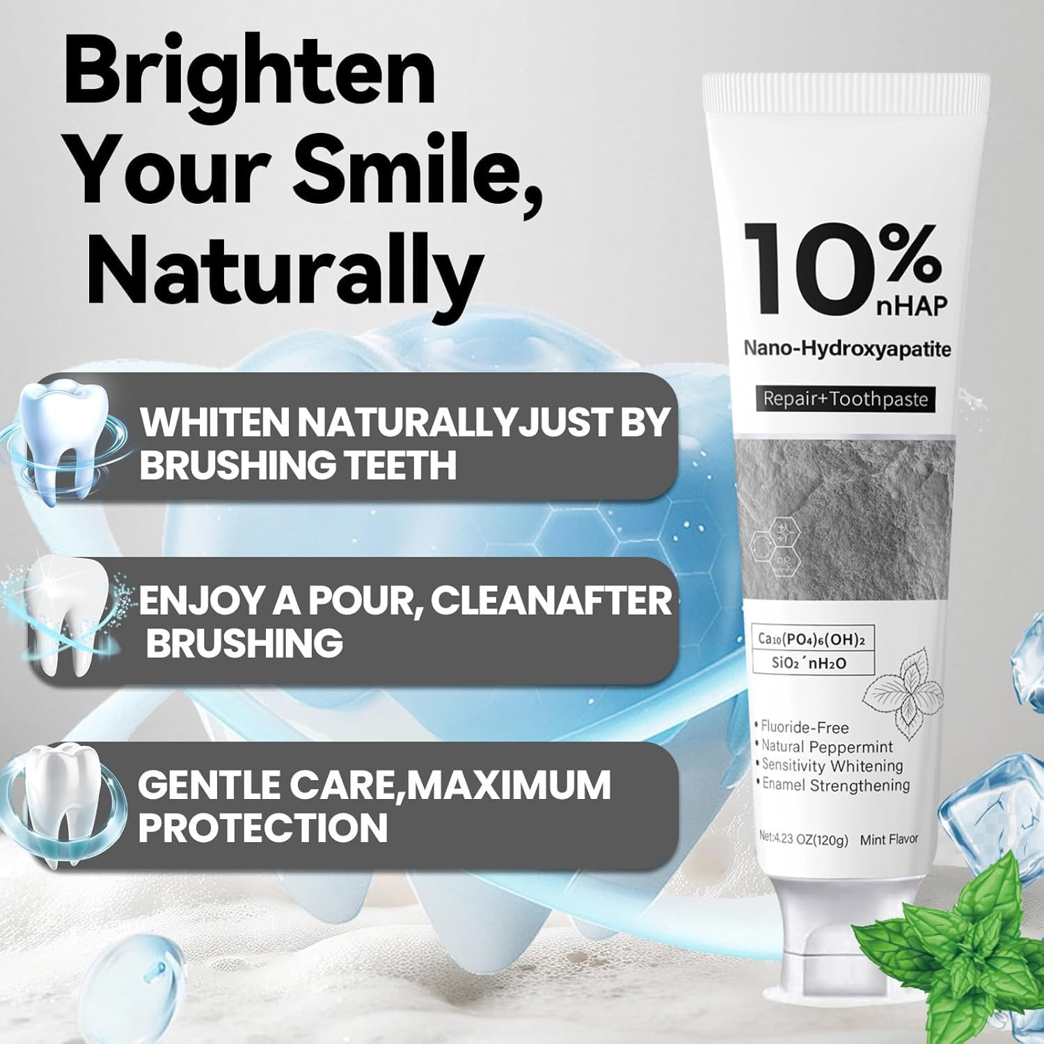 10% Nano-Hydroxyapatite Toothp - đánh giá và giá Teeth Whitening That Works