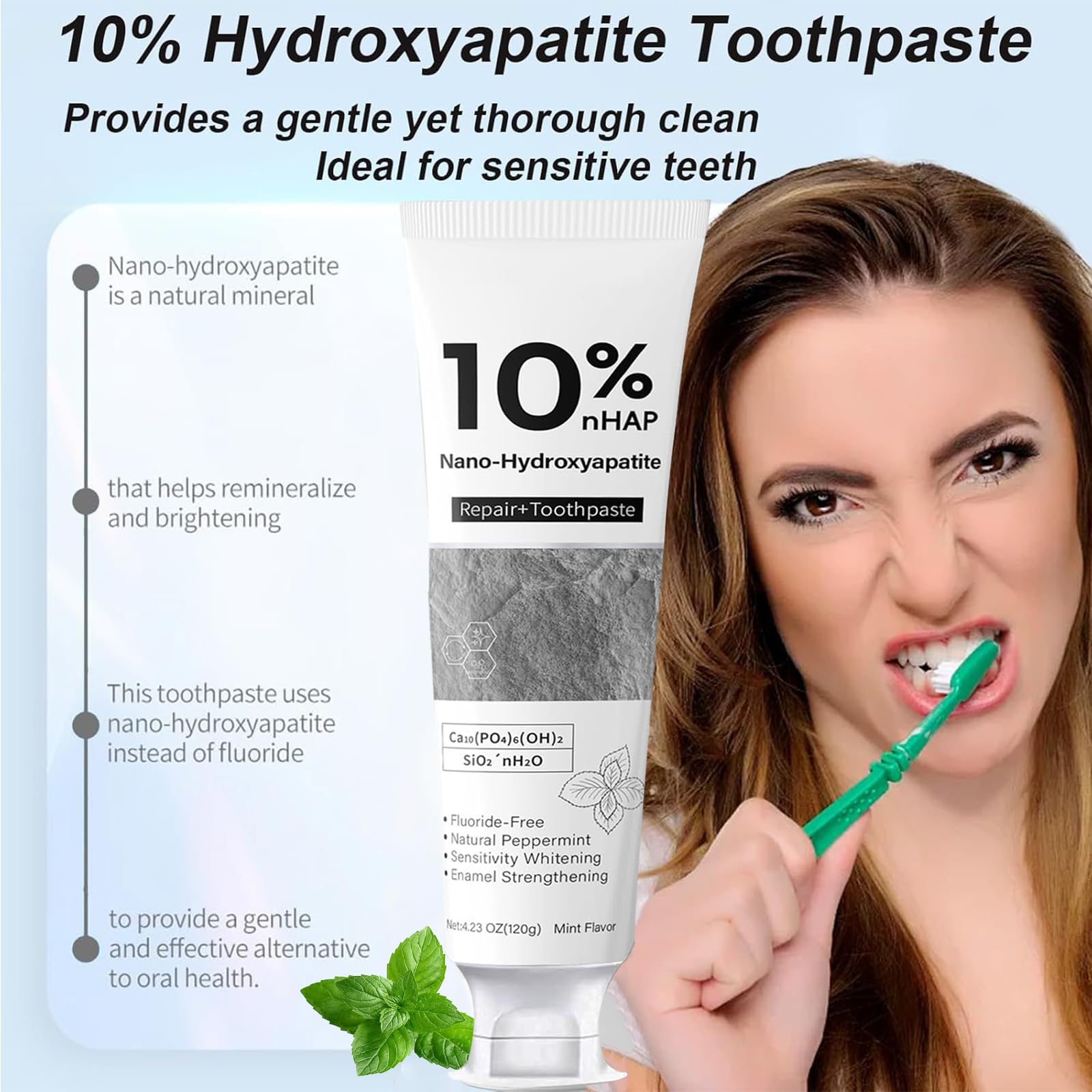10% Nano-Hydroxyapatite Toothp - đánh giá và giá Teeth Whitening That Works