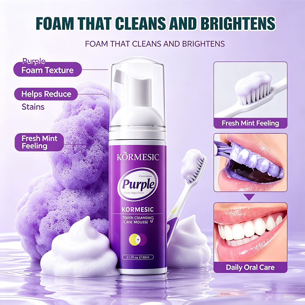 Purple Whitening Tooth Mousse  - đánh giá và giá Teeth Whitening Mousse
