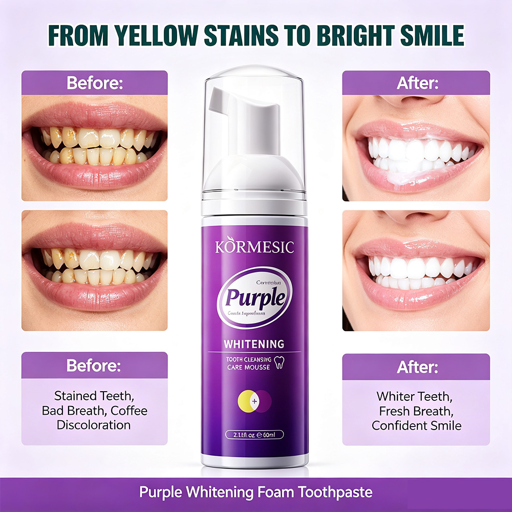 Purple Whitening Tooth Mousse  - đánh giá và giá Teeth Whitening Mousse