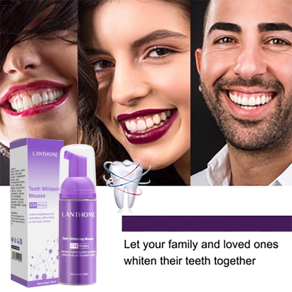 Mousse V34 Toothpaste Teeth Cl - đánh giá và giá Teeth Whitening Mousse